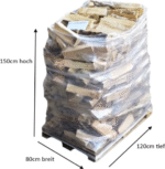 Bischofberger Holz Bouleau – Bois de chauffage sec 33 cm (palette 430 kg) – Origine Suisse – Image 4