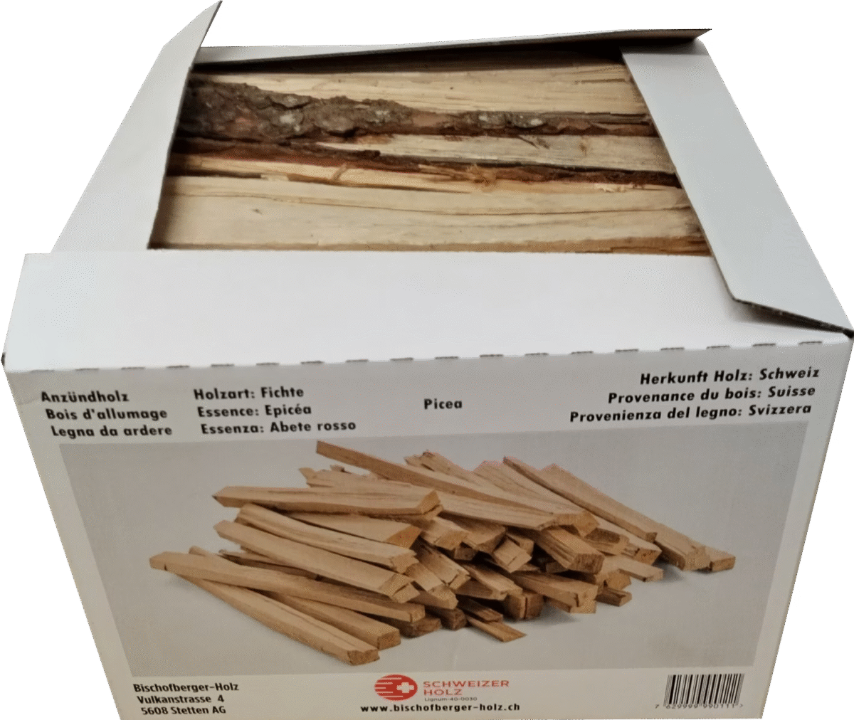 Bischofberger Holz – Bois d’allumage épicéa suisse 10 kg – Image 2