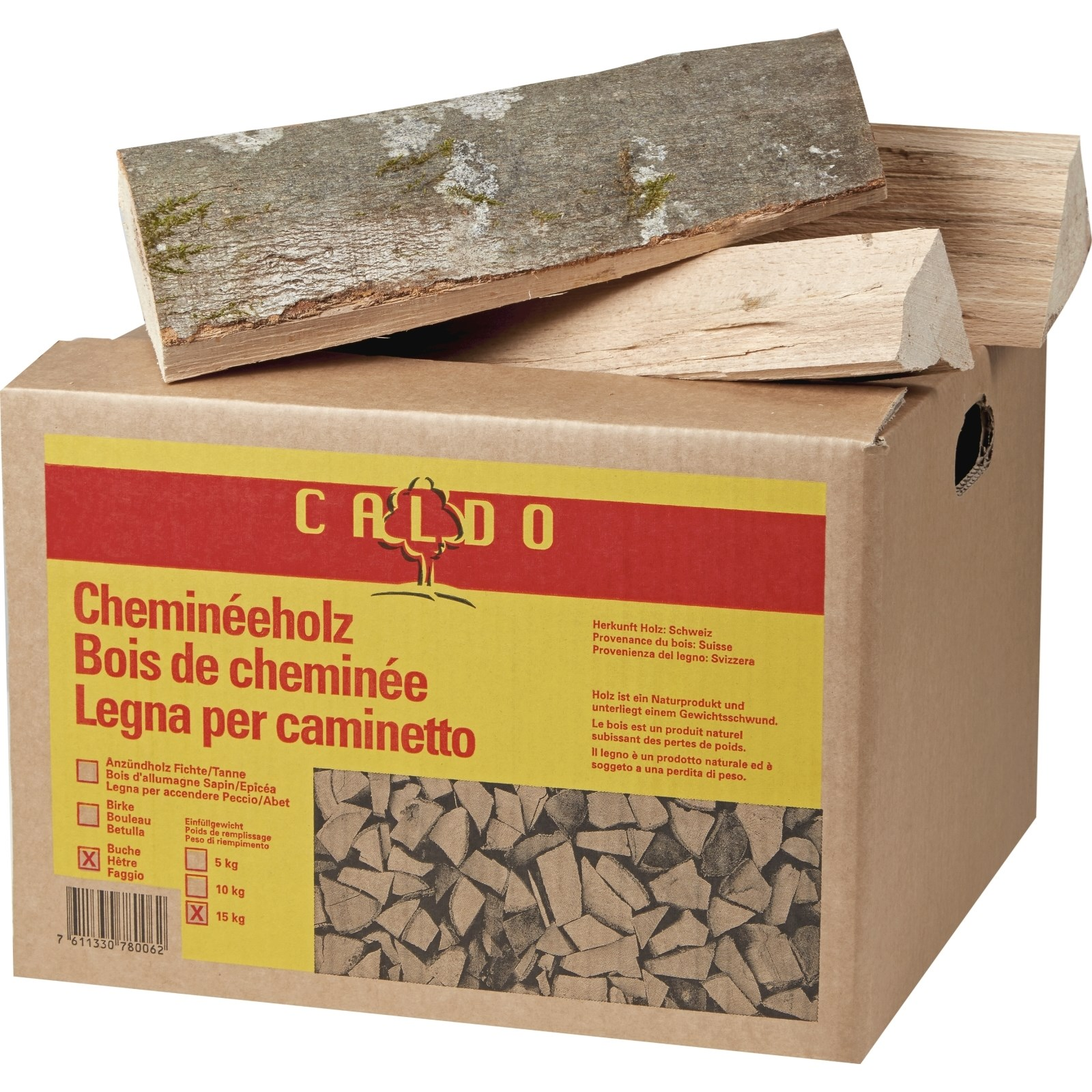 Bois de cheminée Caldo 15 kg Bois de cheminée Caldo 15 kg – Image 1