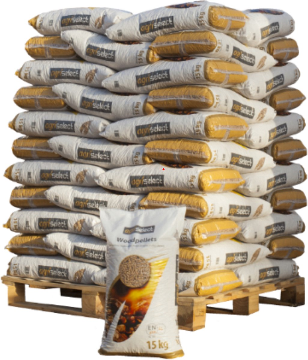 Bois-sec-palette-pellet-Belgique-17 Lot Avantage – Granulés de Bois Witte 6 mm – 24 Sacs de 15 kg – Certifiés ENplus A1 – Image 1