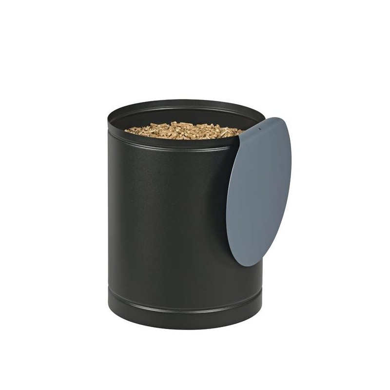 batiss-rangement-a-granules BATISS – Rangement à granulés 15 kg avec couvercle personnalisable et roulettes – Image 4