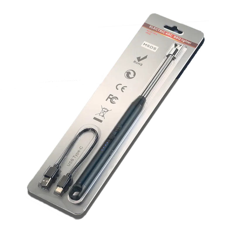 briquet-allume-feu-usb-rechargeable (1) Briquet Allume-Feu USB Rechargeable – Tuyau flexible rotatif 360° – Image 3