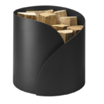 PÉTALE – Porte-bûches design élégant – Capacité 15 bûches