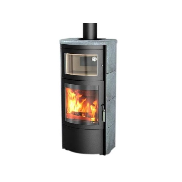 Poêle à bois Hark Roma Ecoplus Pierre Ollaire (Avec Four) 7KW